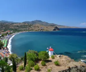 Остров Лесбос панорама